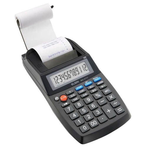 Calculadora Impressora 12 Dígitos MA5111-Elgin