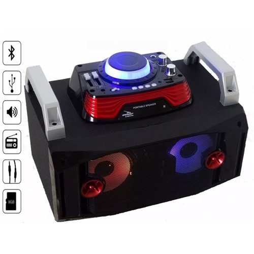 Caixa Bluetooth DJ 40 Watts RMS D-BH2705 - Grasep