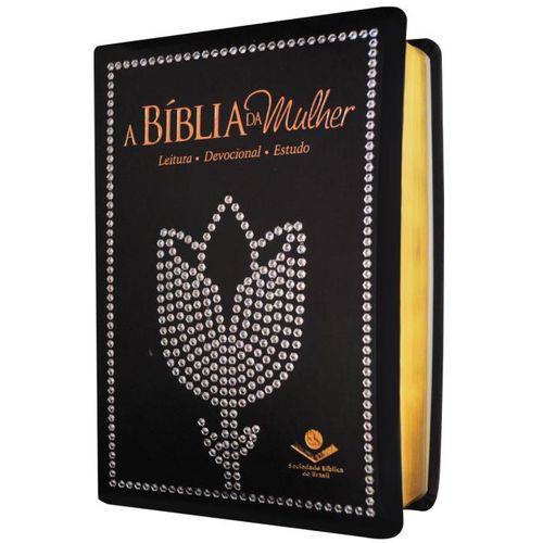 A Bíblia da Mulher - Revista e Corrigida - Luxo Preta