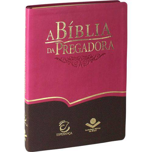 A Bíblia da Pregadora Rosa com Marrom Ra - Sbb