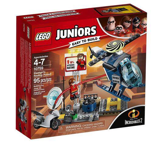A Perseguição no Telhado LEGO Juniors os Incríveis 2 - 10759