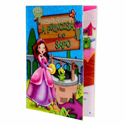 A Princesa e o Sapo - Coleção Contando Histórias com Adesivos Princesa e o Sapo, A: Livro de Adesivos