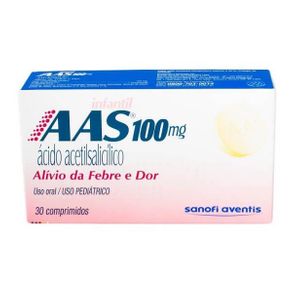 Aas Infantil 100mg 30 Comprimidos