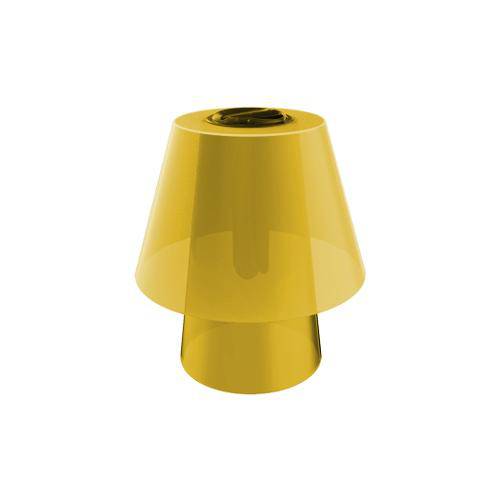 Abajur Lampia 110v para Lâmpada Vela Led 25 Watts - Amarelo