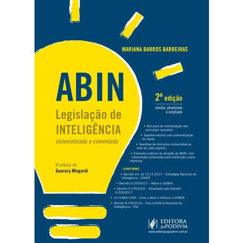 ABIN - Legislação de Inteligência Sistematizada e Comentada (2018)