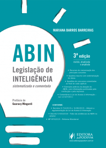 ABIN - Legislação de Inteligência Sistematizada e Comentada (2019)