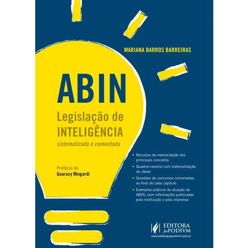 Abin - Legislacao de Inteligencia Sistematizada e Comentada - Juspodivm - 1 Ed