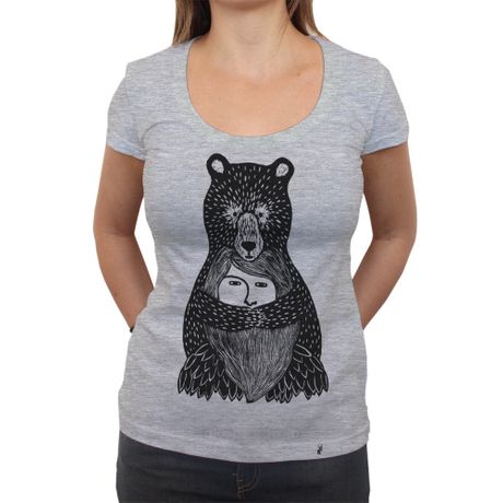 Abraço de Urso - Camiseta Clássica Feminina