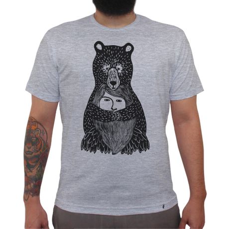 Abraço de Urso - Camiseta Clássica Masculina