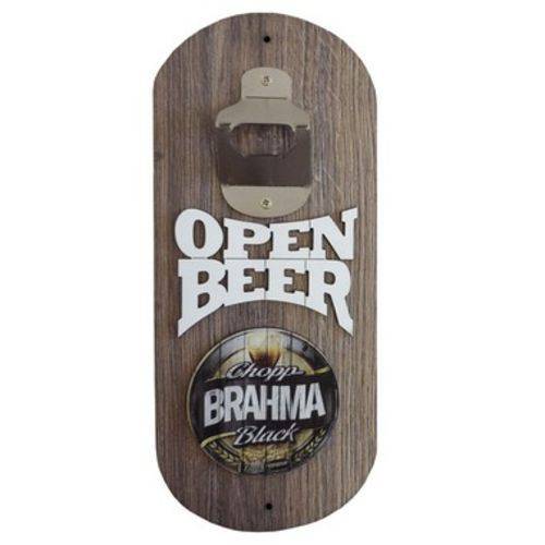 Abridor de Garrafa de Parede Open Beer Bohemia 29x12cm