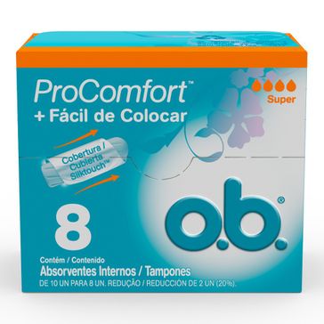 Absorvente OB Pro Confort Super ABS OB PRO CONF SUPER 8UN