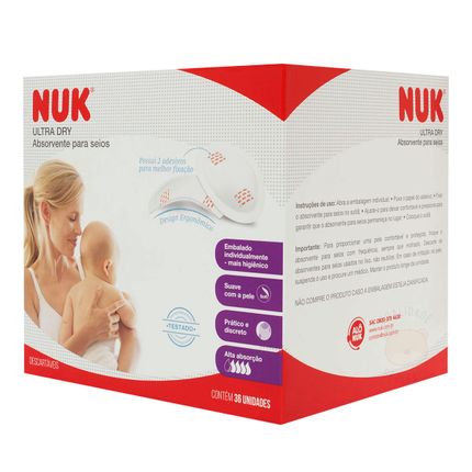 Absorvente para Seios Ultra Dry 36 Unidades - NUK