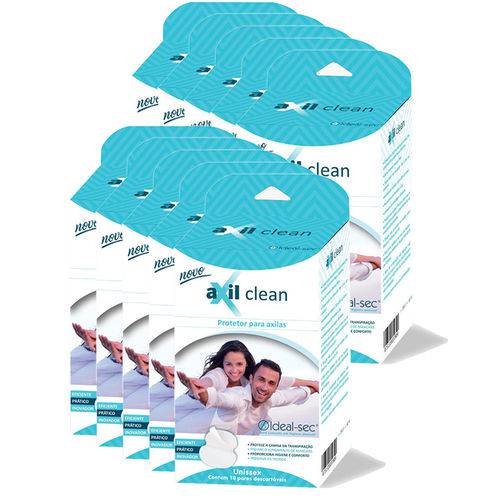 Absorvente-suor Excessivo e Sudorese Axilas Axil Clean Original Ideal-sec Kit 10