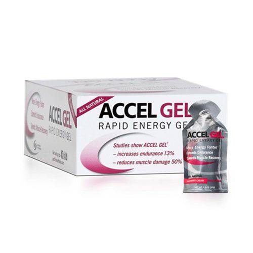Accel Gel - Caixa 24 Unidades Pacific Health Morango C/ Kiwi