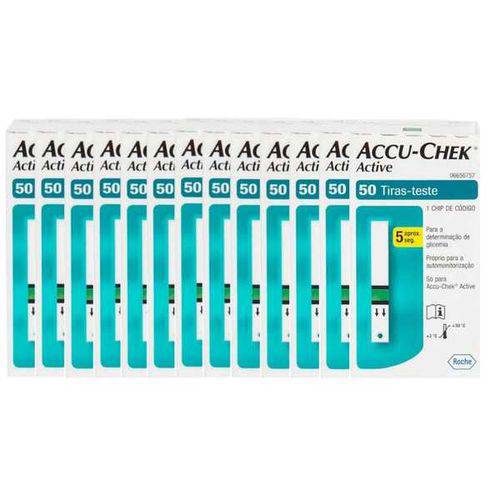 Accu-chek Active com 50 Tiras Reagentes 13 Unidades