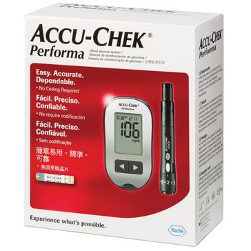 Accu-Chek Performa Monitor de Glicemia 10 Tiras 10 Lancetas