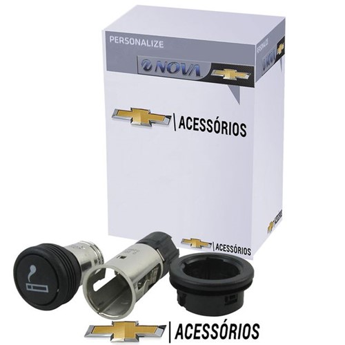 Acendedor de Cigarros (kit Carcaça+acendedor+aro Plástico) 94773971 Prisma /cobalt /onix
