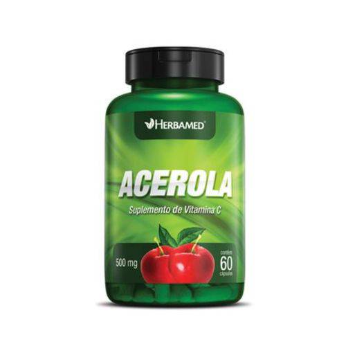 Acerola 500mg - 60 Cápsulas - Herbamed