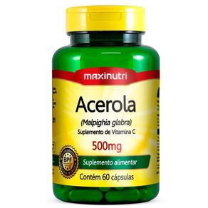 Acerola 500mg Maxinutri 60 Cápsulas