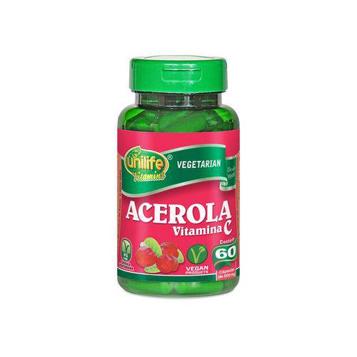 Acerola Vitamina C - Unilife - 60 Cápsulas
