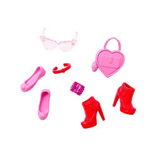 Acessórios Barbie Calçados, Bolsa e Óculos - Mattel