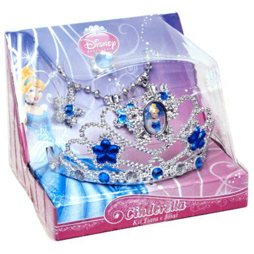 Acessórios Princesas Cinderella - Coroa e Joias - Br635