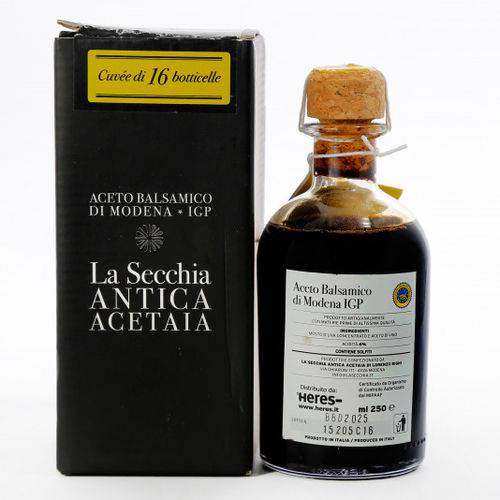 Aceto Balsámico Di Modena Igp La Secchia Antica Acetaia - Cuvée de 16 Barris (250ml)