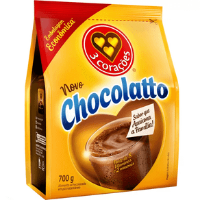 Achocolatado Chocolatto 3 Coracoes 700g Sache