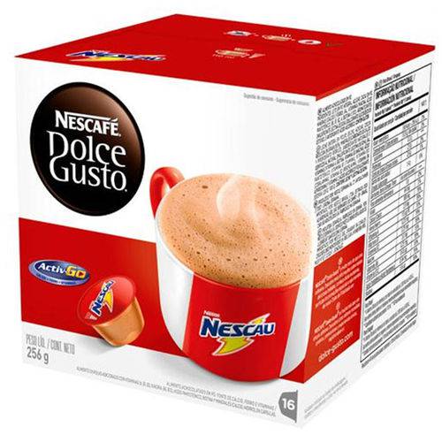 Achocolatado Dolce Gusto Nescau 256g, Nestlé