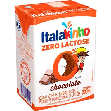 Achocolatado Zero Lactose Italac 200ml