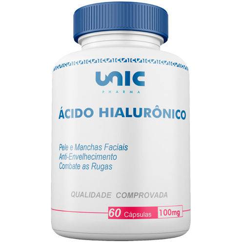 Ácido Hialurônico 100mg 60 Cáps Unicpharma