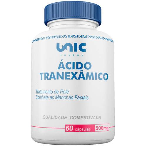 Ácido Tranexâmico 500mg 60 Caps Unicpharma