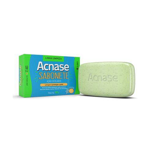 Acnase Clean Sabonete Esfoliante Antiacne Facial 80g