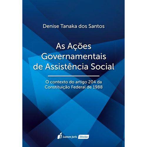 Ações Governamentais de Assistência Social, as - 2018