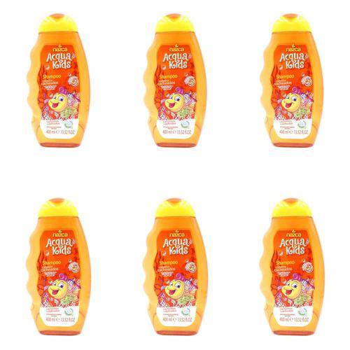 Acqua Kids Cabelos Cacheados Shampoo 400ml (kit C/06)