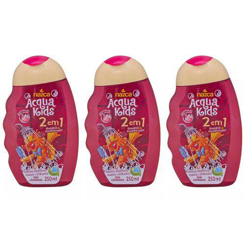 Acqua Kids 2em1 Milk Shake Shampoo 250ml (kit C/03)