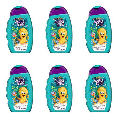 Acqua Kids Tutti Frutti Shampoo Infantil 2em1 250ml (kit C/06)