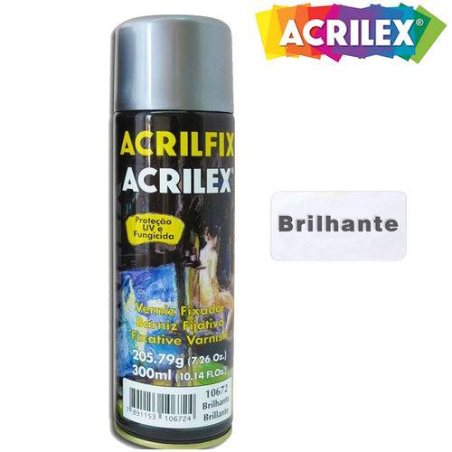 Acrilfix Verniz Fixador Brilhante 300ml 10672 - Acrilex
