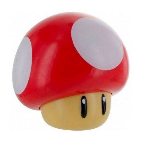 Action Figure Acessório Luminaria Nintendo Super Mario Bros - Mushroom com Som