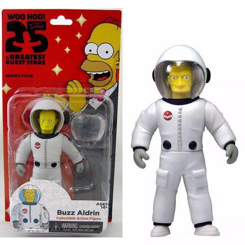 Action Figure Buzz Aldrin The Simpsons 25th Anniversary Series 4 - Neca