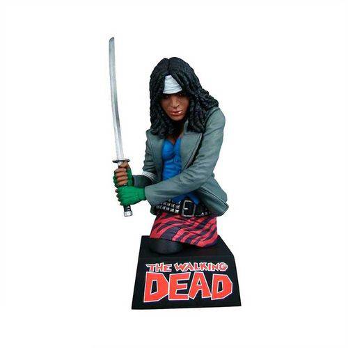Action Figure The Walking Dead Michonne Bust – Cofre para Moedas