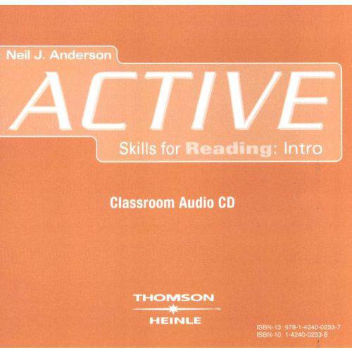 Active Skills For Reading Cd Intro Second Edition