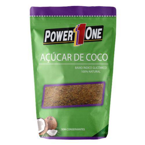 Açucar de Coco (100g) - Power One - Venc.jan/19