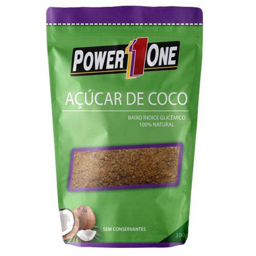 Açúcar de Coco - 100g - Power1one