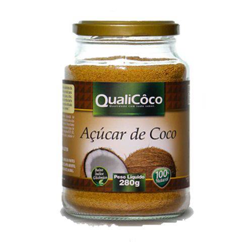 Açucar de Coco Pote 280 Grs Qualicoco