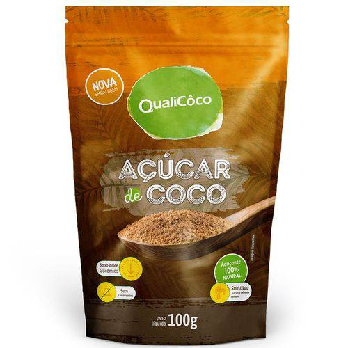 Açúcar de Coco Sache 100G Qualicôco