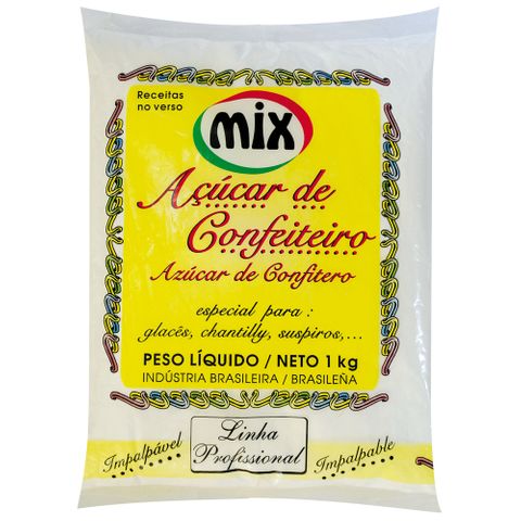 Açúcar de Confeiteiro Kg - Mix