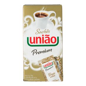Açúcar Premium União com 40 Sachês 200g