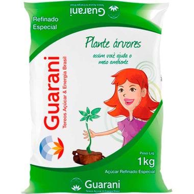 Açúcar Refinado Guaraní 1kg