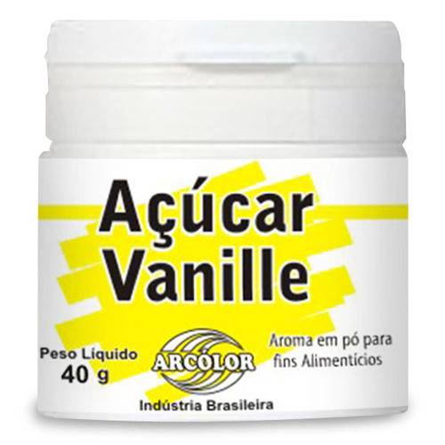 Açúcar Vanille 40g - Arcolor